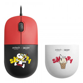 MOUSE (เมาส์) ANITECH X SNOOPY 4 SNP-A552-RD - RED