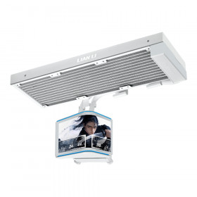CPU LIQUID COOLER (ระบบระบายความร้อนด้วยน้ำ) LIAN LI HYDROSHIFT II OLED CURVED 360FANLESS - WHITE GHS2OLDC36NW