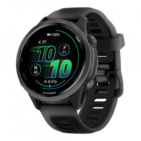 SMART WATCH (สมาร์ทวอทช์) GARMIN FORERUNNER 570 42MM - SLATE GRAY ALUMINUM WITH TRANSLUCENT BLACK/BLACK BAND 010-02970-50