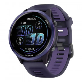 SMART WATCH (สมาร์ทวอทช์) GARMIN FORERUNNER 570 47MM - INDIGO ALUMINUM WITH TRANSLUCENT IMPERIAL PURPLE/INDIGO BAND 010-02971-52