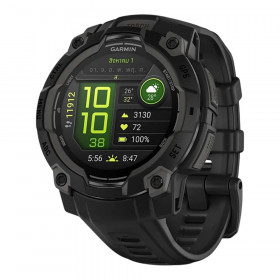SMART WATCH (สมาร์ทวอทช์) GARMIN INSTINCT 3 45MM AMOLED - BLACK WITH BLACK BAND 010-02936-40