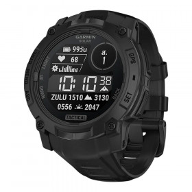 SMART WATCH (สมาร์ทวอทช์) GARMIN INSTINCT 3 50MM SOLAR - TACTICAL EDITION BLACK WITH BLACK BAND 010-02935-90