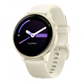 SMART WATCH (สมาร์ทวอทช์) GARMIN VIVOACTIVE 6 - LUNAR GOLD WITH BONE BAND 010-02985-41