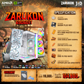 COMPUTER SET JIB ZARUKON-6906017 RYZEN7 7800X3D / RTX5080 16GB / B650M / 32GB DDR5 / M.2 2TB