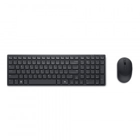 WIRELESS KEYBOARD & MOUSE (คีย์บอร์ดและเมาส์ไร้สาย) DELL KM555 - BLACK