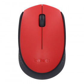 WIRELESS MOUSE (เมาส์ไร้สาย) LOGITECH M171 WIRELESS (RED)