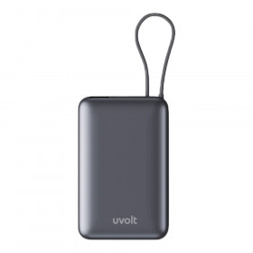 POWER BANK (พาวเวอร์แบงค์) UVOLT UVP10W-02-GRY - 10000mAh CCC GRAY
