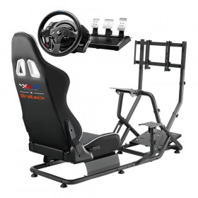BUNDLE PACK (ชุดสุดคุ้ม) BRATECK LRS09-BS03 RACING SIMULATOR COCKPIT WITH MONITOR MOUNT + THRUSTMASTER T300 RS GT
