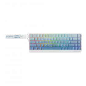 WIRELESS KEYBOARD (คีย์บอร์ดไร้สาย) FANTECH MK922 ATOM HE68 PRO SUPER MAXFIT - MAGNETIC EMERALD SWIT