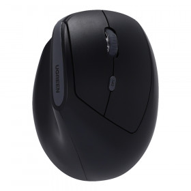 WIRELESS MOUSE (เมาส์ไร้สาย) UGREEN M371 - MULTI-MODE WIRELESS VERTICAL MOUSE BLACK 75545B