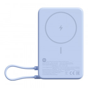 POWER BANK (พาวเวอร์แบงค์) XIAOMI MAGNETIC WITH BUILT-IN STAND - 10000mAh BLUE BHR08P8TH
