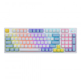 KEYBOARD (คีย์บอร์ด) NUBWO X801 ELEANOR (WHITE-BLUE) (RED SWITCH - MINI RGB - EN/TH) (SET C)