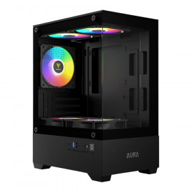 CASE (เคส) GAMDIAS AURA GC102M - MICRO-ATX BLACK
