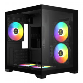 CASE (เคส) GAMDIAS AURA GC101M - MICRO-ATX BLACK