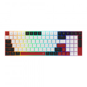 WIRELESS KEYBOARD (คีย์บอร์ดไร้สาย) SIGNO KB-740W MAXXUS - SAKURA SWITCH ARGB EN/TH WHITE