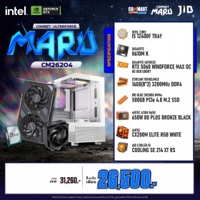 COMPUTER SET JIB MARU-CM26204 / I5-12400F / RTX5060 8GB / H610 / 16GB DDR4 / M.2 500GB