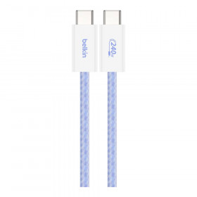 CHARGER CABLE (สายชาร์จ) BELKIN BOOSTCHARGE USB-C TO USB-C 240W 1.5M - BLUE CAB019QC05BL2PK