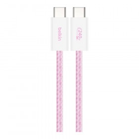 CHARGER CABLE (สายชาร์จ) BELKIN BOOSTCHARGE USB-C TO USB-C 240W 1.5M - PINK CAB019QC05PK2PK