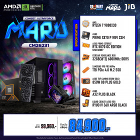 COMPUTER SET JIB MARU-CM26231 / RYZEN 7 9800X3D / RTX5070 12GB / X870 / 32GB DDR5 / M.2 1TB