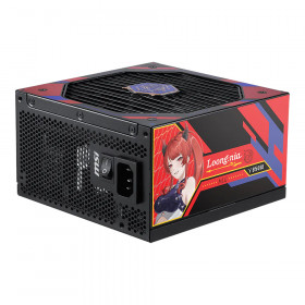 POWER SUPPLY (อุปกรณ์จ่ายไฟ) MSI A850GLS MLG EDITION - 850W 80 PLUS GOLD ATX BLACK-RED