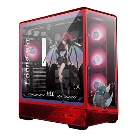CASE (เคส) MSI PANO 130R MLG EDITION - ATX BLACK-RED