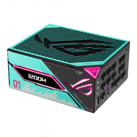 POWER SUPPLY (อุปกรณ์จ่ายไฟ) ASUS ROG THOR 1200W PLATINUM III HATSUNE MIKU EDITION - 1200W 80 PLUS PLATINUM ATX GREEN-PINK