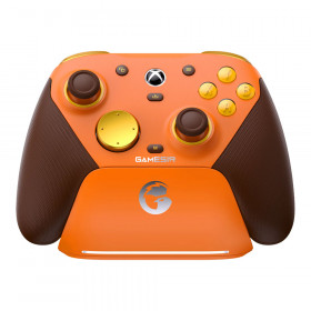 WIRELESS CONTROLLER (คอนโทรลเลอร์ไร้สาย) GAMESIR G7 PRO - TRI-MODE AMBER FLAME