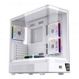 CASE (เคส) XIGMATEK MOON DGT ARCTIC - E-ATX WHITE
