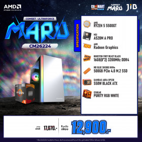 COMPUTER SET JIB MARU-CM26224 / RYZEN 5 5500GT / ON BOARD / A520 / 16GB DDR4 / M.2 500GB