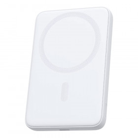POWER BANK (พาวเวอร์แบงค์) AUKEY PB-MS03 MAGFUSION SLIM - 5000mAh CCC WHITE