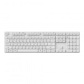 WIRELESS KEYBOARD (คีย์บอร์ดไร้สาย) KEYCHRON K5 MAX - QMK/VIA SILENT RED SWITCH RGB EN/TH WHITE K5M-Q6Z-TH
