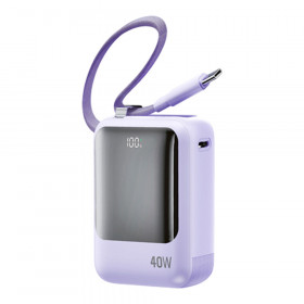 POWER BANK (พาวเวอร์แบงค์) D-POWER GC1007 PD - 10000mAh 40W CCC PURPLE