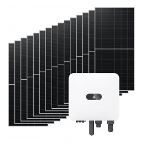 SOLAR ROOFTOP (โซล่าร์เซลส์ติดหลังคา) HUAWEI MAX-3 10KW 3PHASE PACKAGE ON-GRID + INSTALL