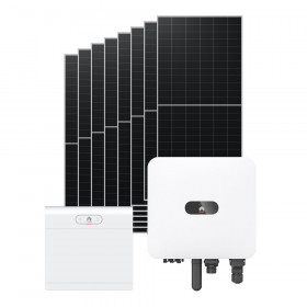 SOLAR ROOFTOP (โซล่าร์เซลส์ติดหลังคา) HUAWEI SAVE-3 5KW 3PHASE 7KWH PACKAGE HYBRID BATTERY + INSTALL