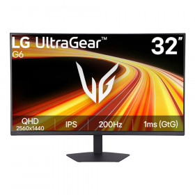 Monitor (จอมอนิเตอร์) LG UltraGear G6 32G620B-B - 31.5 Inch IPS 2K 200Hz AMD FreeSync Premium Nvidia G-Sync Compatible