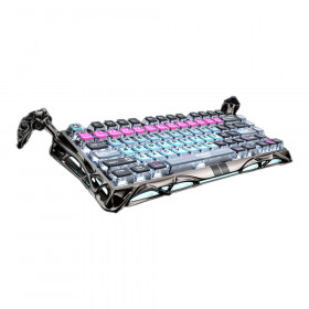 KEYBOARD (คีย์บอร์ด) GRAVASTAR MERCURY V75 PRO - GRAVASTAR UFO SWITCH RGB EN CYBERPUNK