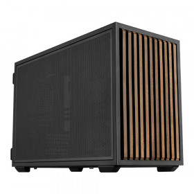 CASE (เคส) LIAN LI B4-MATX WOOD - MICRO-ATX BLACK B4X-WD