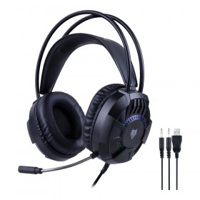 HEADSET (หูฟัง) NUBWO N3 PRO - 3.5MM + USB-A BLACK