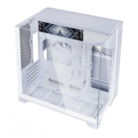 CASE (เคส) LIAN LI O11 VISION-M DIGITAL - MICRO-ATX WHITE