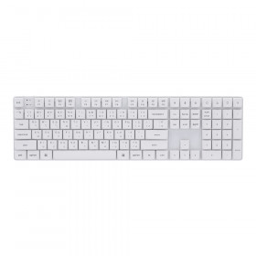 WIRELESS KEYBOARD (คีย์บอร์ดไร้สาย) KEYCHRON K5 MAX - QMK/VIA SILENT RED SWITCH RGB EN/TH WHITE K5M-Q6Z-TH