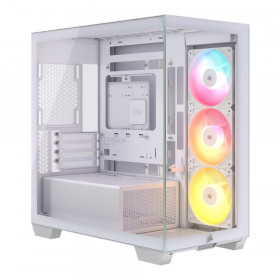 CASE (เคส) CORSAIR 2800X RS-R ARGB - MICRO-ATX WHITE CC-9011348-WW