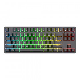 WIRELESS KEYBOARD (คีย์บอร์ดไร้สาย) ROYAL KLUDGE RK87 - BLUE SWITCH RGB EN/TH BLACK
