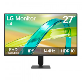 Monitor (จอมอนิเตอร์) LG U4 27U411B-B - 27 Inch IPS FHD 144Hz AMD FreeSync Premium