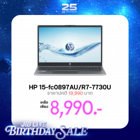 NOTEBOOK (โน้ตบุ๊ค) HP 15-FC0897AU - SILVER