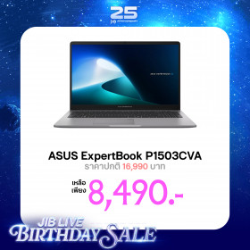 NOTEBOOK (โน้ตบุ๊คสำหรับองค์กร) ASUS EXPERTBOOK P1 P1503CVA-S72599WS - MISTY GREY