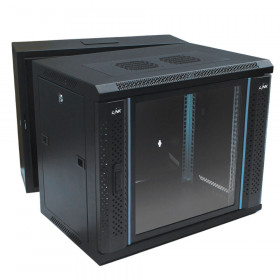 19 INCH WALL RACK (ตู้แร็ค) LINK CW2-60512G TEMPERED GLASS WALL RACK 12U - 60x40x64 CM 2 PART
