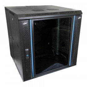 19 INCH WALL RACK (ตู้แร็ค) LINK CW2-60609G TEMPERED GLASS WALL RACK 9U - 60x60x50.5 CM 2 PART
