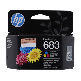 INK (หมึกสำหรับเครื่องพิมพ์) HP 683 TRI-COLOR ORIGINAL INK ADVANTAGE CARTRIDGE - 7FP38ZA