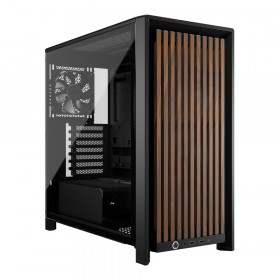 CASE (เคส) CORSAIR FRAME 4000D WOOD RS - E-ATX BLACK-WALNUT
