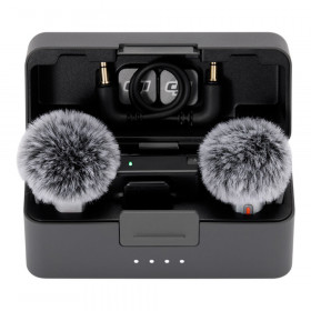 WIRELESS MICROPHONE (ไมโครโฟนไร้สาย) DJI MIC MINI 2S - 2TX + 1RX + CHARGING CASE BLACK